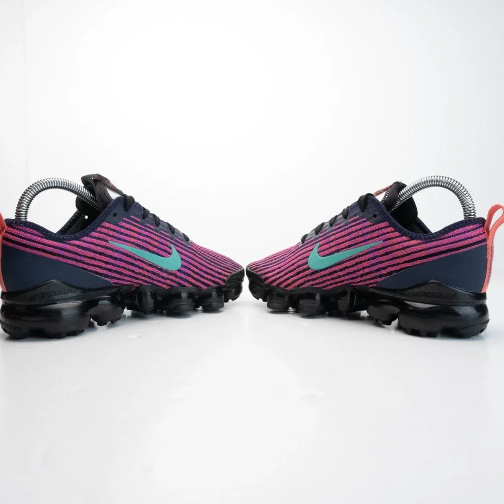 Nike Air VaporMax Flyknit 3 Vivid Purple BQ5238-402 size 4Y - Picture 9 of 12